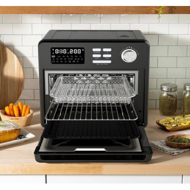 Horno y Freidora Eléctrica Oster® OFOR160 15L 1600W 10en1