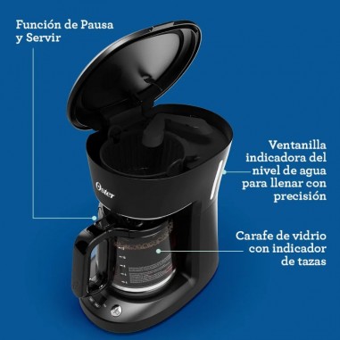 CAFETERA OSTER 12 TAZAS PROGRAMABLE...