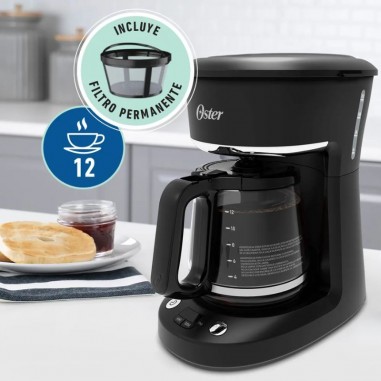 CAFETERA OSTER 12 TAZAS PROGRAMABLE...