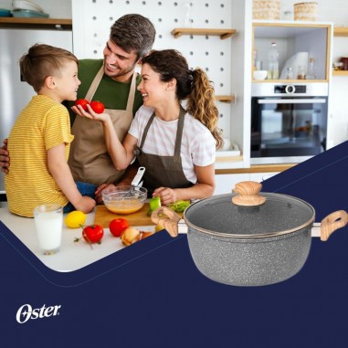 Olla Oster con Tapa 7.5LTS Gris