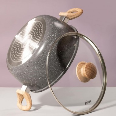 Olla Oster con Tapa 4.5LTS Gris